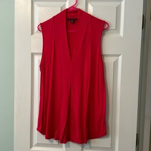 Good condition, Cable & Gauge v neck, sleeveless shirt, hot pink, Sz XL